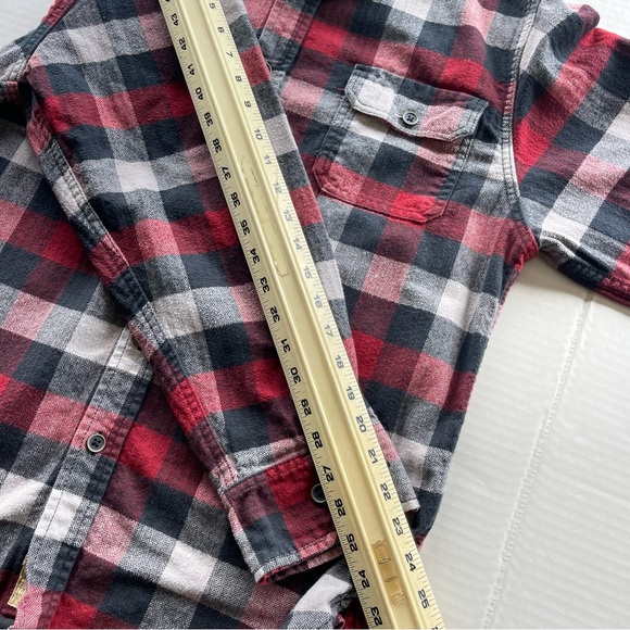 JACHS Flannel Mens Plaid Shirt Medium - Picture 11 of 12